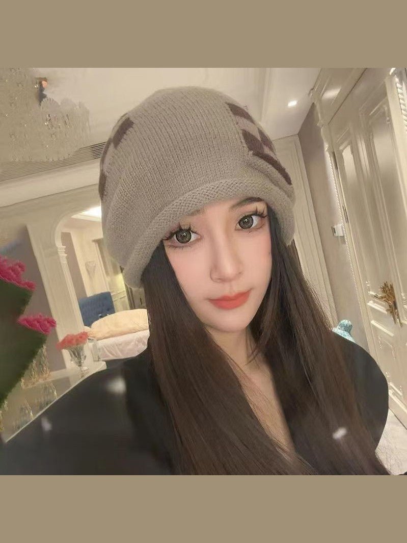 Women’s Wool Knitted Winter Hat — All-Match Knit Beanie - Courbe et Compagnie