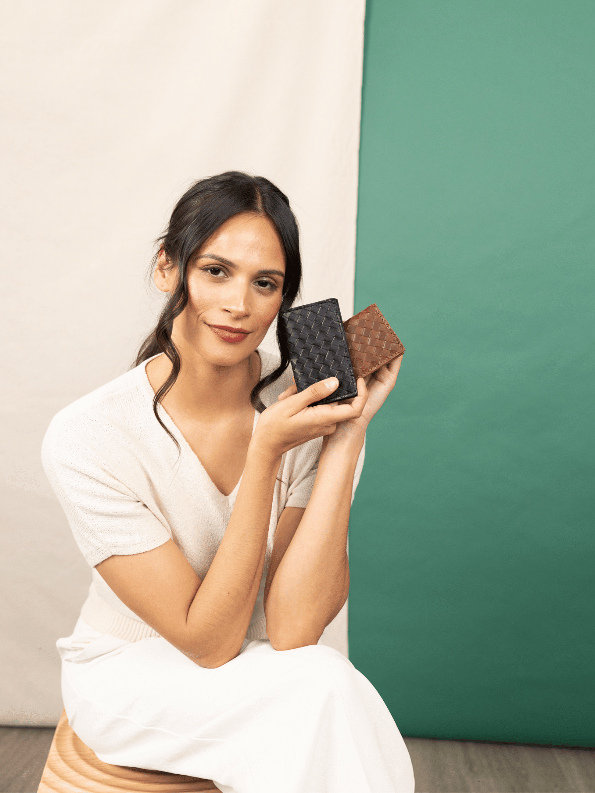 Woven Card Holder - Courbe et Compagnie