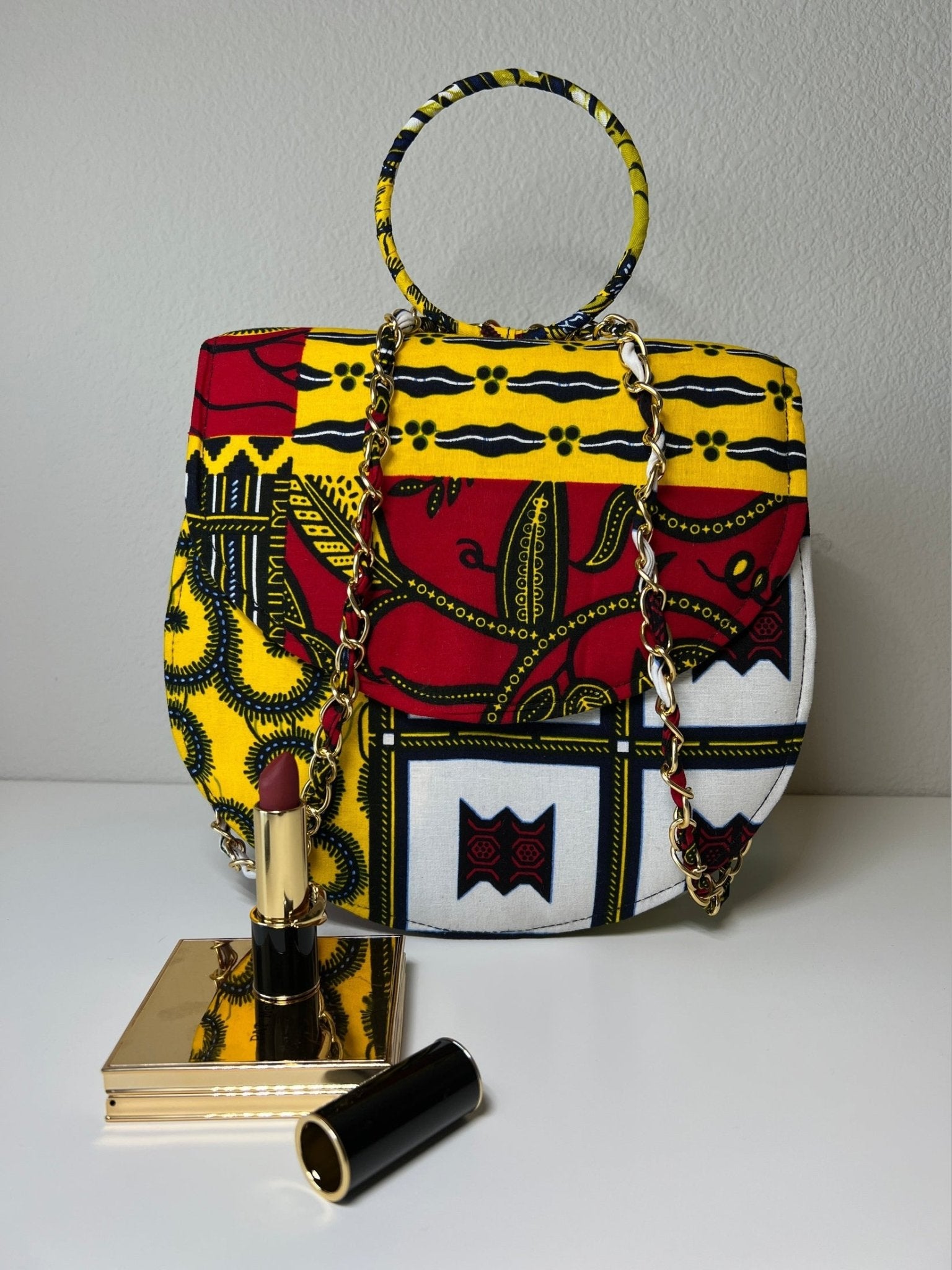 ZAI African Print Handbag - Courbe et Compagnie