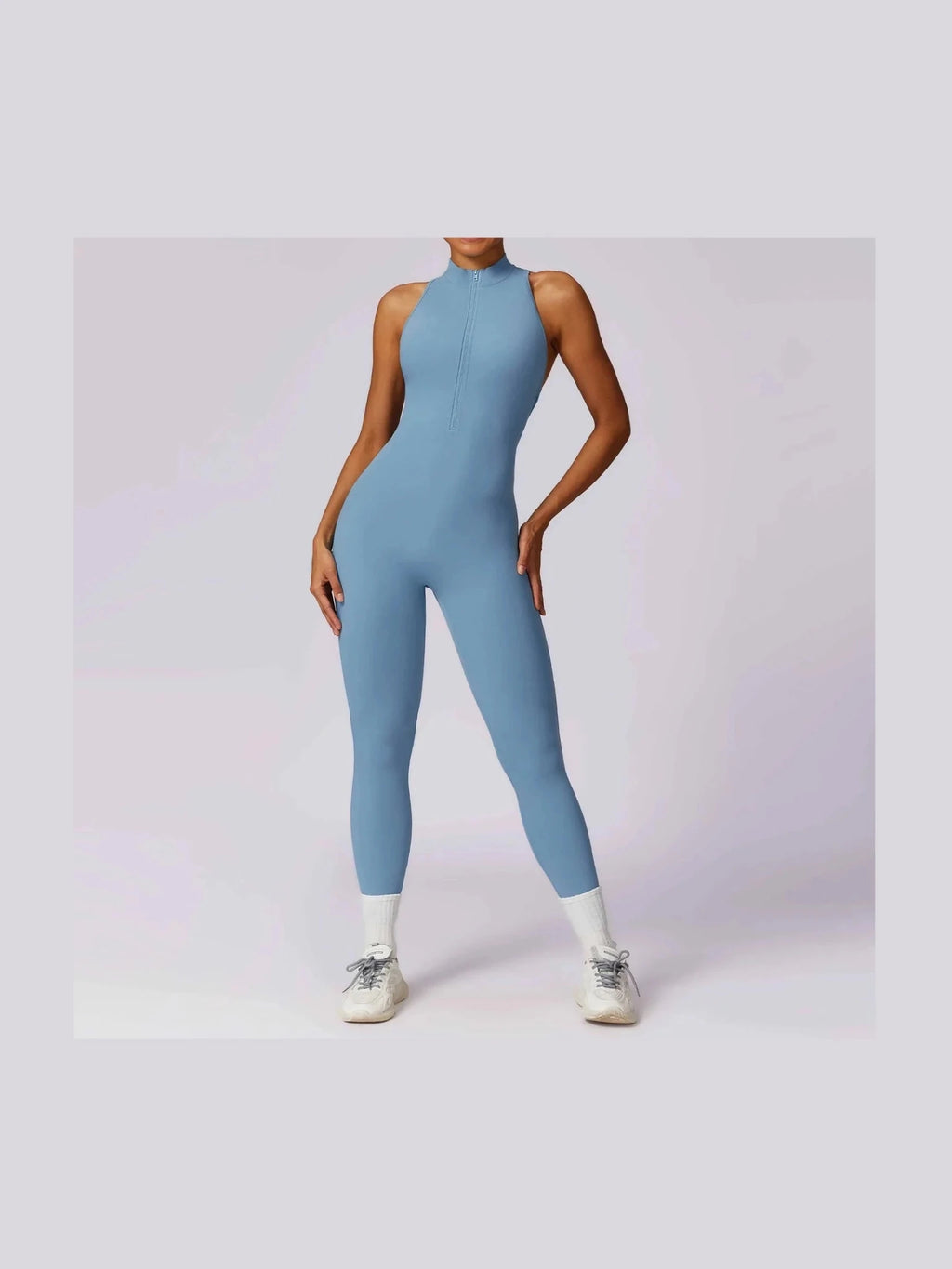 ZipFit Yoga Jumpsuit: Women's Activewear Set - Courbe et Compagnie